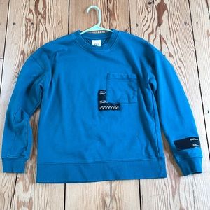 ZARA Sweatshirt in Blue